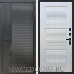Входная дверь REX 30 Черный кварц ФЛ-1 Лиственница
