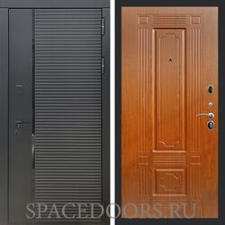 Входная дверь REX 30 Черный кварц ФЛ-2 мореная береза 16мм