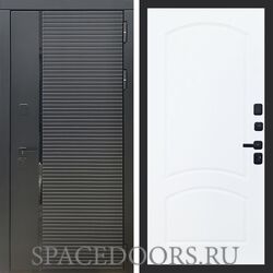Входная дверь REX 30 Черный кварц ФЛ-126 Силк сноу