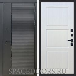 Входная дверь REX 30 Черный кварц ФЛ-3 Лиственница