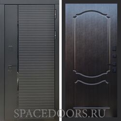 Входная дверь REX 30 Черный кварц ФЛ-130 Венге