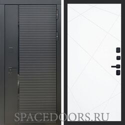 Входная дверь REX 30 Черный кварц ФЛ-291 силк сноу