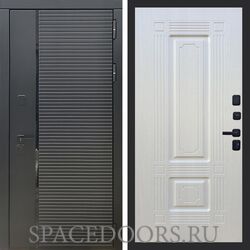 Входная дверь REX 30 Черный кварц ФЛ-2 Лиственница