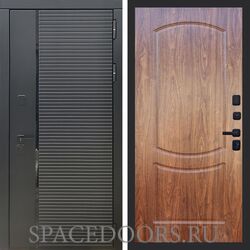 Входная дверь REX 30 Черный кварц ФЛ-123 Мореная береза