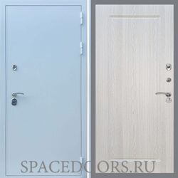Входная дверь REX 5 антик белый серебро ФЛ-119 Белый ясень