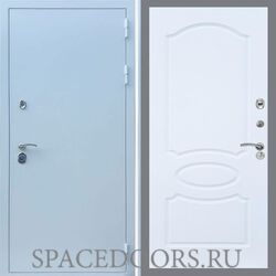 Входная дверь REX 5 антик белый серебро ФЛ-128 Силк сноу