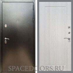 Входная дверь REX 5 (антик серебро) ФЛ-119 Беленый дуб