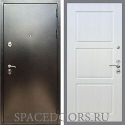 Входная дверь REX 5 (антик серебро) ФЛ-3 Лиственница