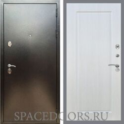 Входная дверь REX 5 (антик серебро) ФЛ-119 Лиственница бежевая