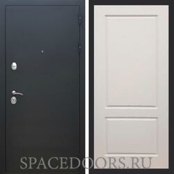 Входная дверь REX 5А Чёрный Муар фл-117 софт шампань