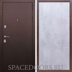 Входная дверь REX 5А Медный антик ФЛ-290 бетон светлый