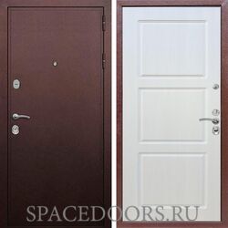 Входная дверь REX 5А Медный антик ФЛ-3 Лиственница