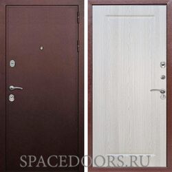 Входная дверь REX 5А Медный антик ФЛ-119 Белый ясень