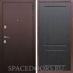 Входная дверь REX 5А Медный антик ФЛ-117 штукатурка графит