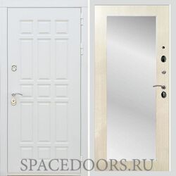 Входная дверь REX 8 Шагрень Белая пастораль лиственница беж