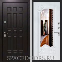 Входная дверь REX 8 венге ФЛЗ-147 Белый ясень