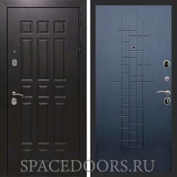 Входная дверь REX 8 венге ФЛ-289 ясень черный