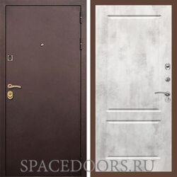 Входная дверь REX Лайт 3К Медный антик ФЛ-117 бетон светлый