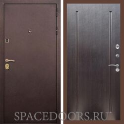 Входная дверь REX Лайт 3К Медный антик ФЛ-68 Венге