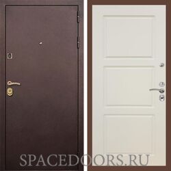 Входная дверь REX Лайт 3К Медный антик ФЛ-3 Шампань