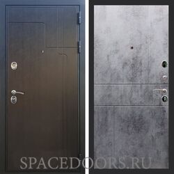 Входная дверь REX Премиум 246 венге ФЛ-290 бетон темный
