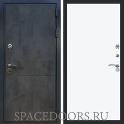 Входная дверь REX Премиум 290 бетон темный Гладкая силк сноу