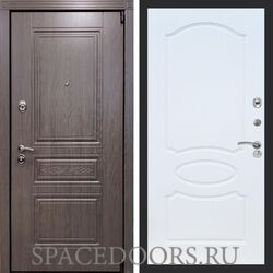 Входная дверь REX Премиум S ФЛ-128 белый ясень