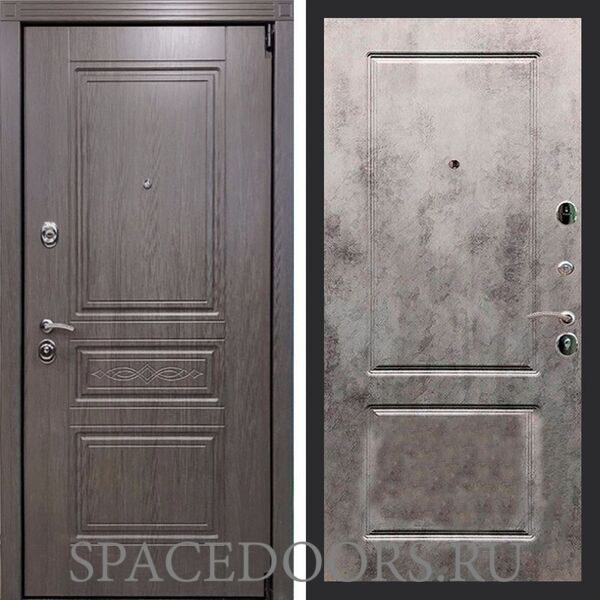 Входная дверь REX Премиум S ФЛ-117 бетон темный