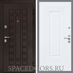 Входная дверь REX Сенатор CISA ФЛ-4 Силк сноу