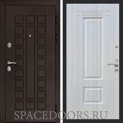 Входная дверь REX Сенатор Кале ФЛ-2 Сандал белый