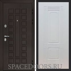 Входная дверь REX Сенатор Кале ФЛ-2 ясень белый 6 мм