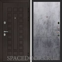 Входная дверь REX Сенатор Кале ФЛ-290 бетон темный