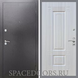 Входная дверь REX Сити ФЛ-2 Сандал белый