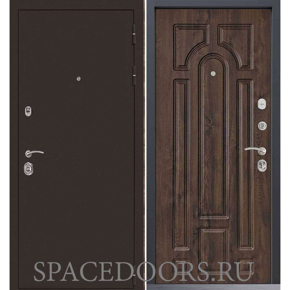 Входная дверь Command Doors Brown 17.02 Темный Дуб