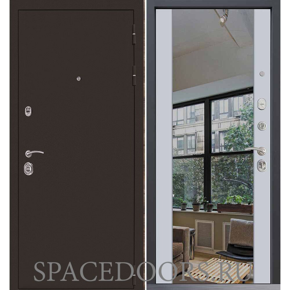 Входная дверь Command Doors Brown 3Z Белый Матовый