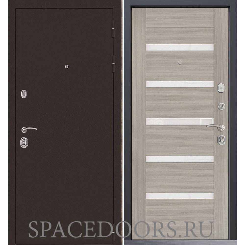 Входная дверь Command Doors Brown 18SP Белая Лиственница