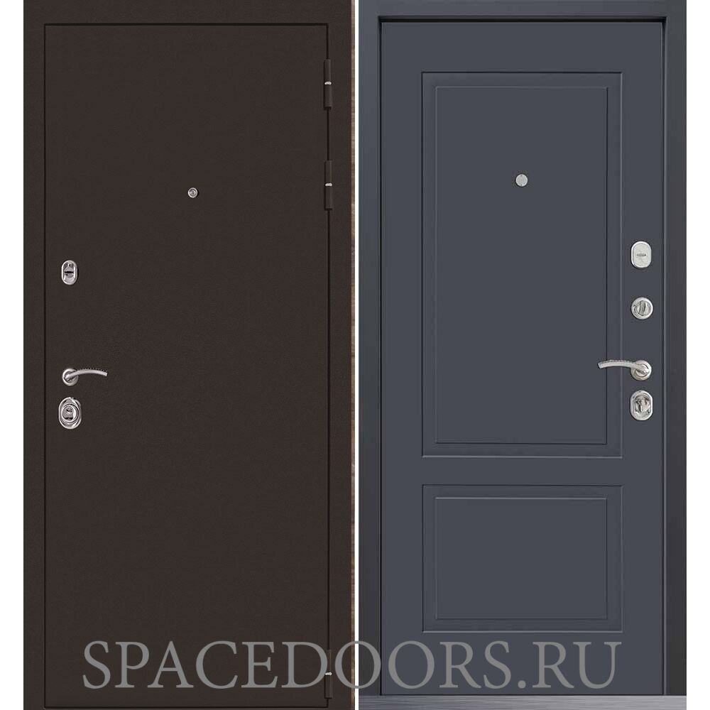 Входная дверь Command Doors Brown 05 Графит Серый