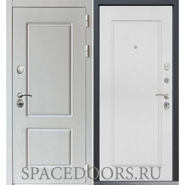 Входная дверь Command Doors Chalet White 38.02 Белый матовый