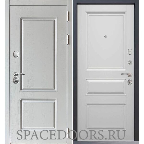 Входная дверь Command Doors Chalet White 02 Белый Матовый