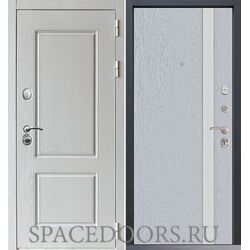 Входная дверь Command Doors Chalet White 6S Альберо Браш