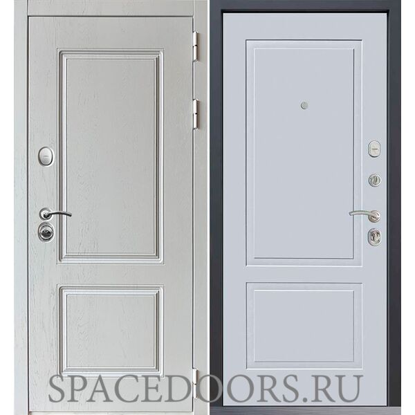 Входная дверь Command Doors Chalet White 05 Белый матовый