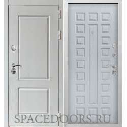 Входная дверь Command Doors Chalet White 01 альберо браш грей