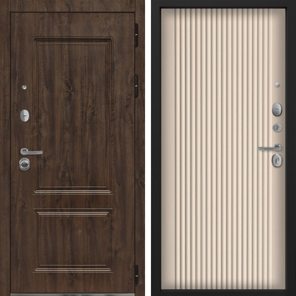 Входная дверь Command Doors Chalet 11 Капучино софт