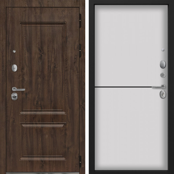 Входная дверь Command Doors Chalet 12 Белый матовый