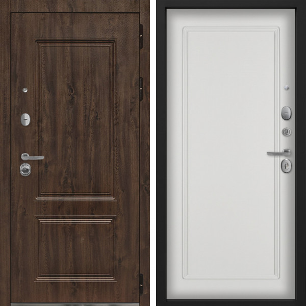 Входная дверь Command Doors Chalet 38 Белый матовый