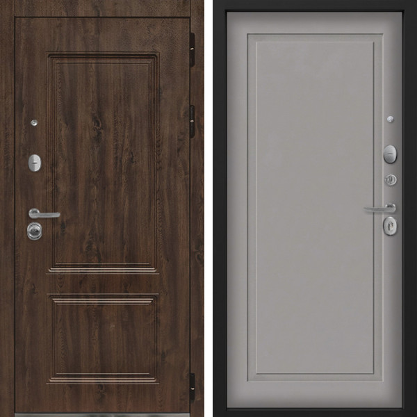 Входная дверь Command Doors Chalet 38 Грей софт