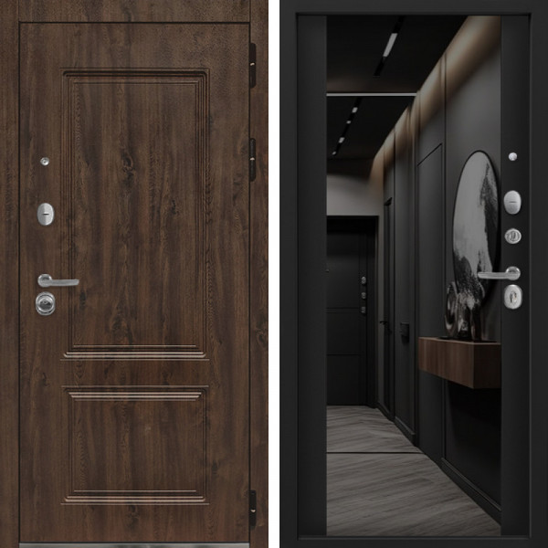 Входная дверь Command Doors Chalet 3Z Черный кварц