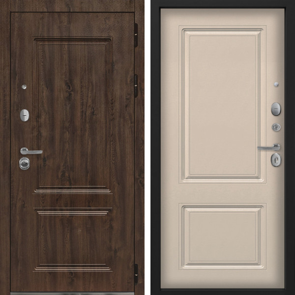 Входная дверь Command Doors Chalet 61 Капучино софт