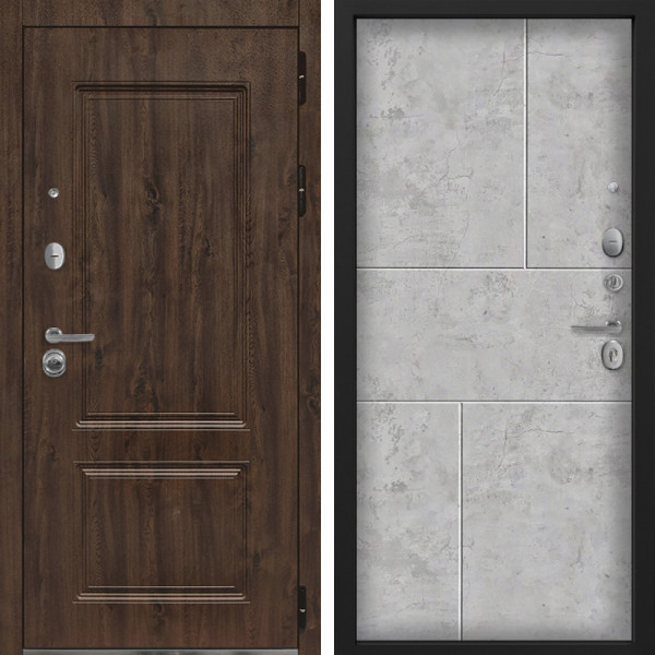 Входная дверь Command Doors Chalet 98 Бетон молочный