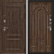 Входная дверь Command Doors Chalet 17.02 Темный Дуб